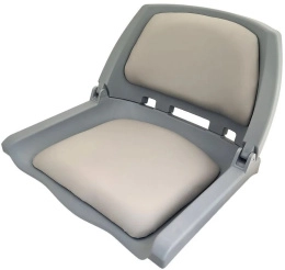 Сиденье с виниловыми подушками, серое (10268285)